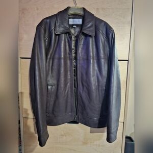 Marc New York Men's Leather Jacket - Dark Brown